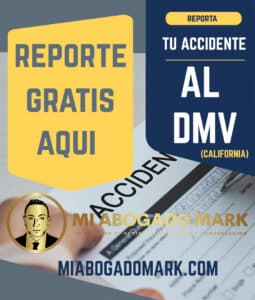 cómo reportar un accidente al DMV