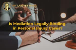 is mediation legally binding in personal injury cases