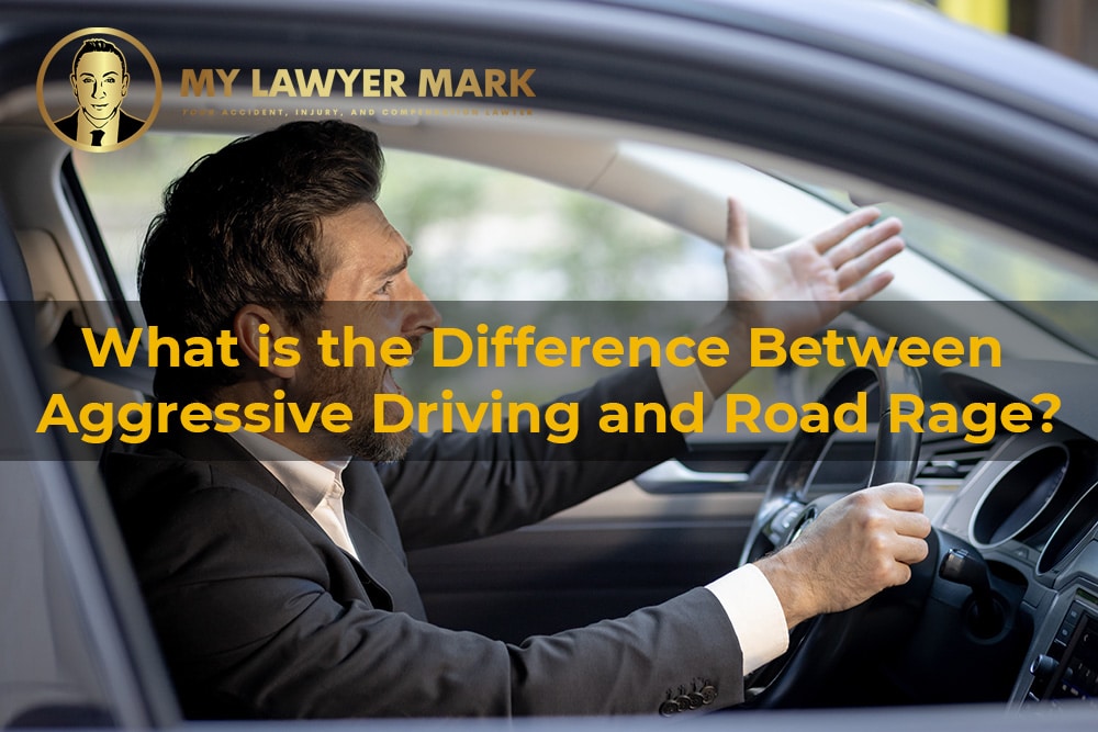 what is the difference between aggressive driving and road rage